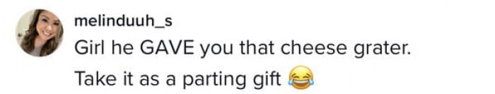 Maybe it is a parting gift...