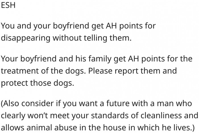 8. She should reconsider the relationship if her boyfriend won't meet her cleaning standards.