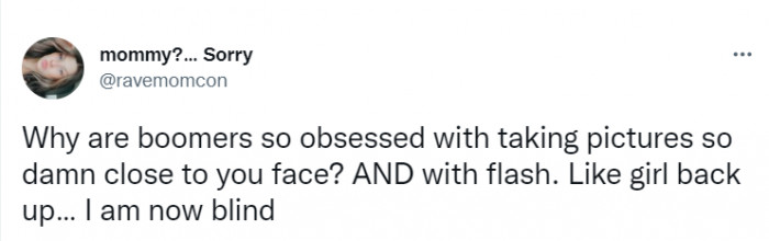 22. Taking terrible selfies