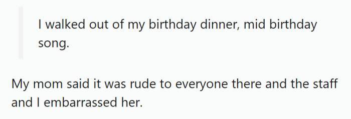 OP has offered the following explanation for why they think they might be the a-hole: