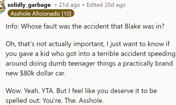 The OP deserves to know that he is the one responsible for the strained relationship