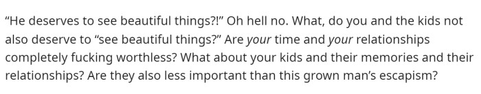 They go into the details of what her husband said and essentially called BS on everything he said.