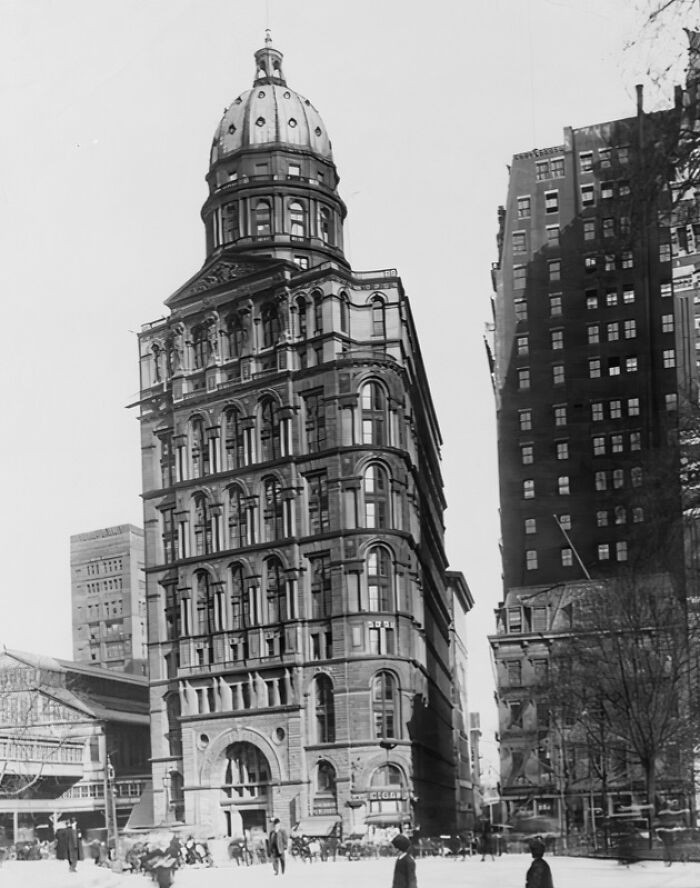 Pulitzer Building (New York World Building), New York. Built In 1890 And Demolished In 1955