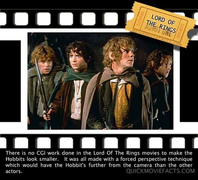 24. A fact about The Lord of the Rings movie