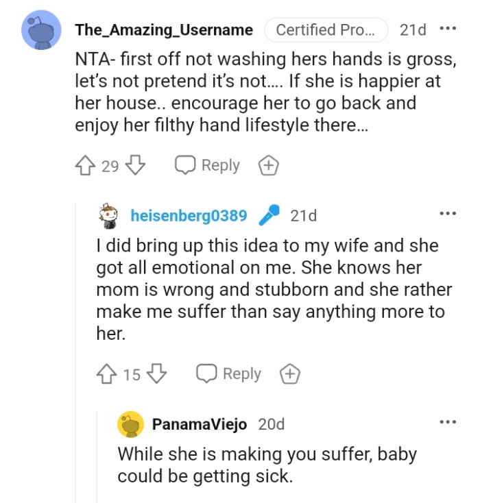 Encouraging her to go back and enjoy her filthy hand lifestyle there