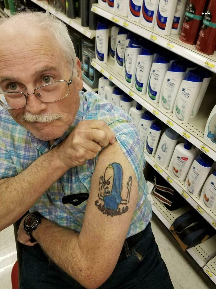 "Throwback To When I Met This Gentleman At A Target. I Believe He Said He Has Bender On The Other"