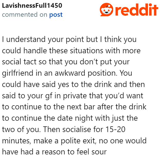 Sometimes, it takes social tact to smoothly navigate through a situation.