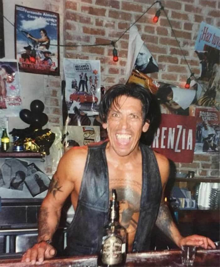 15. Next is Danny Trejo on the set of From Dusk Till Dawn