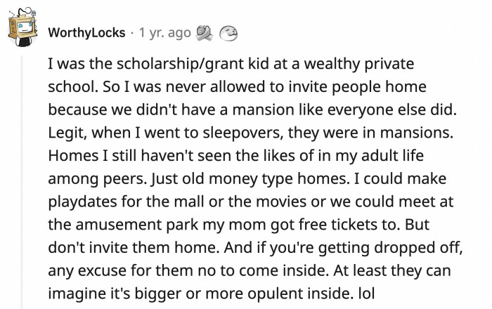 14. You can't have friends over for sleepovers