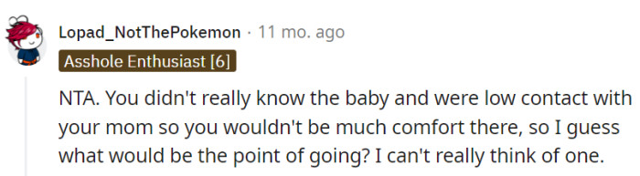 Skipping the funeral might be like pressing 