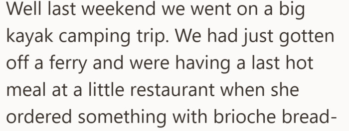 This wasn’t just a casual meal, it was right before a trip that took real effort to pull off.