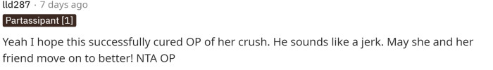 He does sound like a jerk or maybe he's just confused too and feels the same way for her, but regardless the situation isn't great at all.