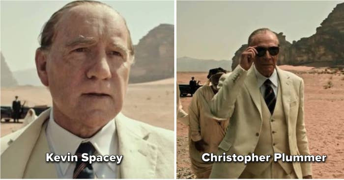 Kevin Spacey's role as J. Paul Getty in All the Money in the World was cut out following sexual assault allegations against him