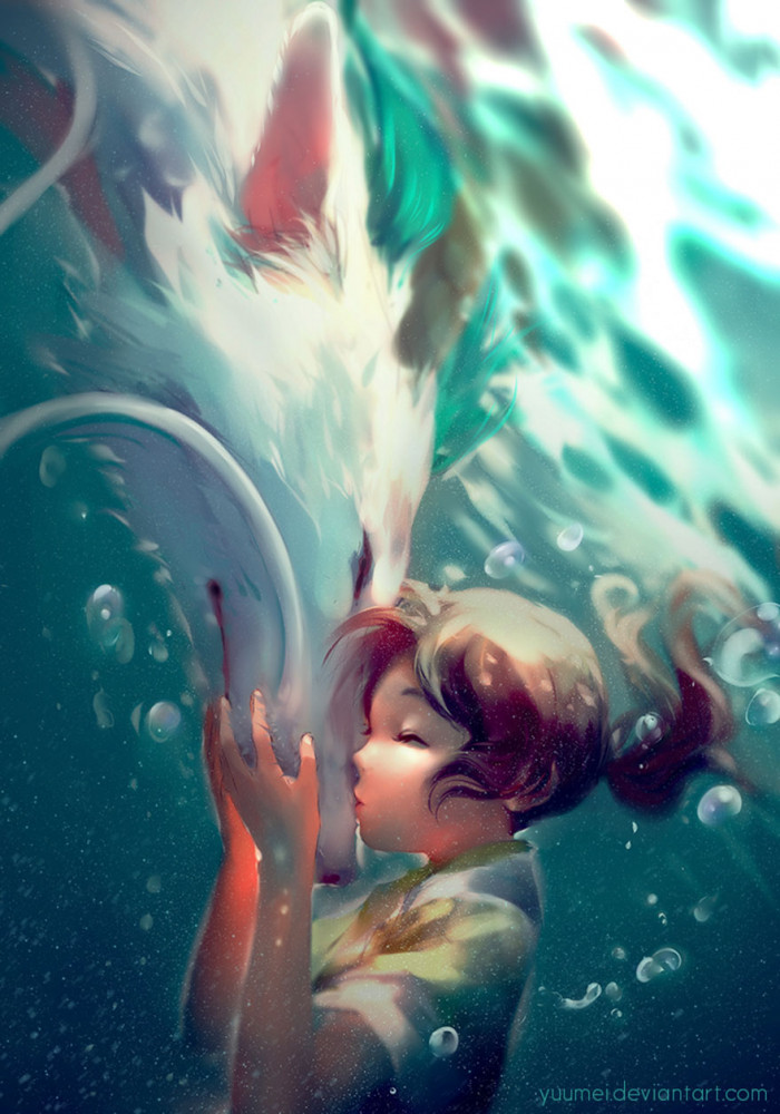 20. Spirited Away By Yuumei