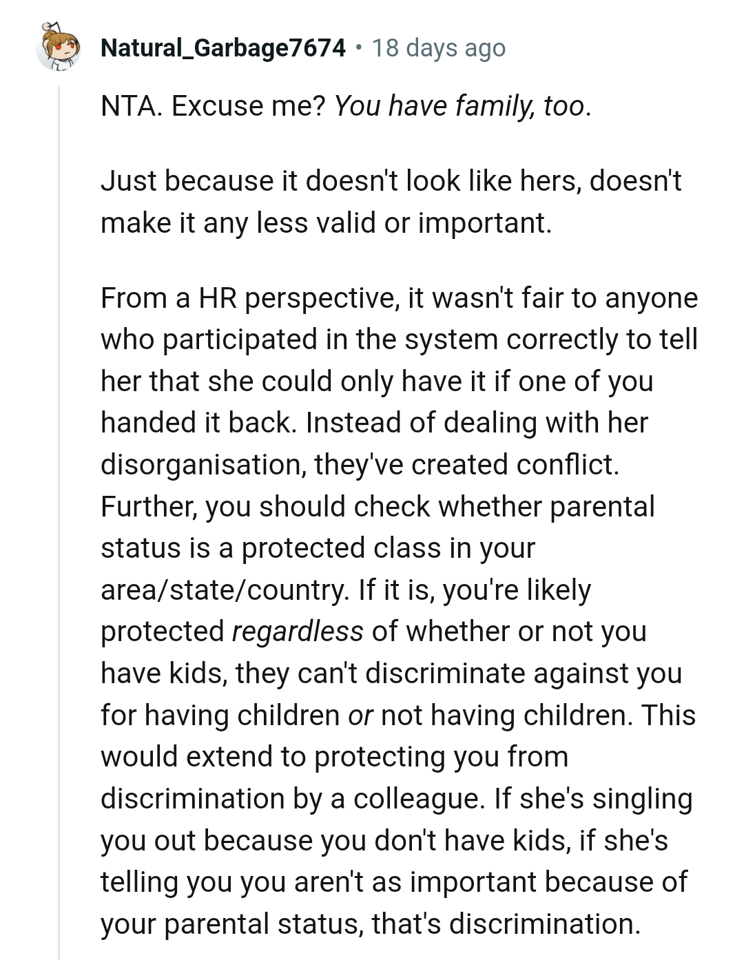 It wasn't fair to anyone who participated in the system