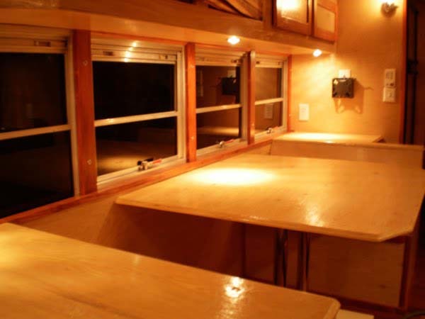 The charming dining space.