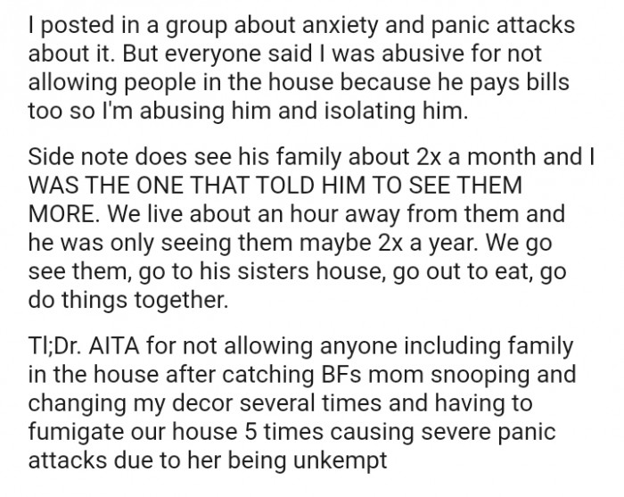 We live about an hour away from them, and he was only seeing them maybe twice a year.