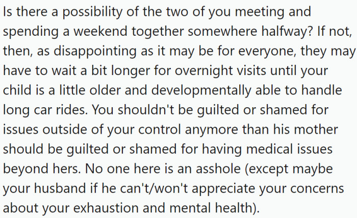 Can They Meet and Spend a Weekend Together Somewhere Halfway?