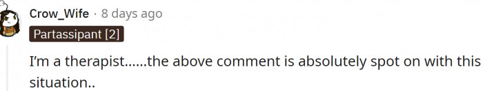 And another therapist agrees: