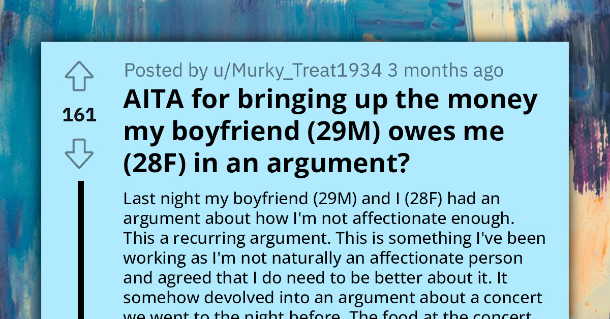 Young Woman Asks If She Was Wrong Not To Buy Her Boyfriend Another Slice Of Pizza At Concert She Paid For, Realizes He's An Abusive Mooch After Multiple Posts
