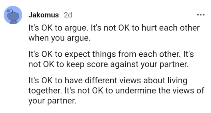 17. It's not okay to keep score