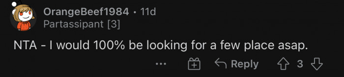 It's a nightmarish living situation, especially for someone who has trouble sleeping.