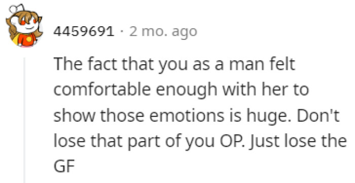 Lose the Girlfriend, Not Your Emotions