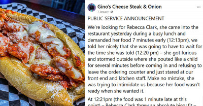 Restaurant Calls Out Karen On Facebook For Throwing A Tantrum About Her Sandwich