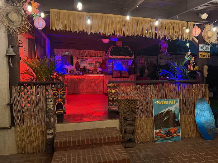 "Accidentally Turned My Backyard Into A Tiki Bar"