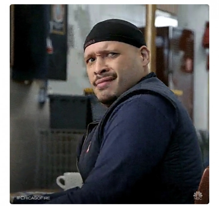 This is the kind of face you make when someone says something stupid.