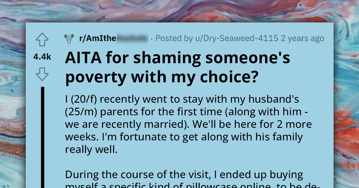 Newlywed Redditor Asks If She's An A**hole After Her Pillowcase Purchase Causes Family Drama