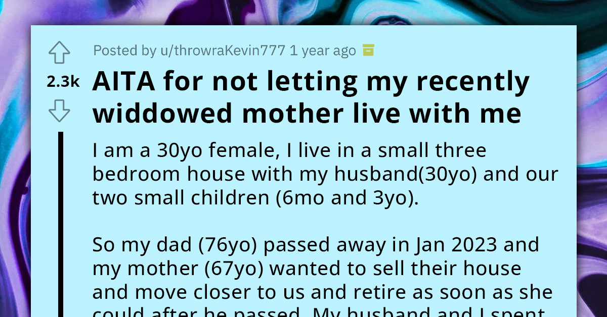 Woman Proposes Short-Term Accommodation For Elderly Mother In Her Home, Faces Mother's Rejection After Setting Boundaries