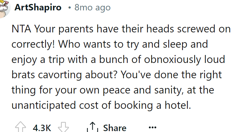 A Redditor said the OP was not in the wrong