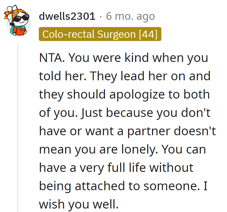 Sometimes, life is already full without a plus one!