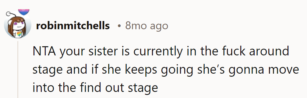 The sister's dancing close to the 