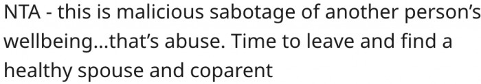 17. She needs another spouse.