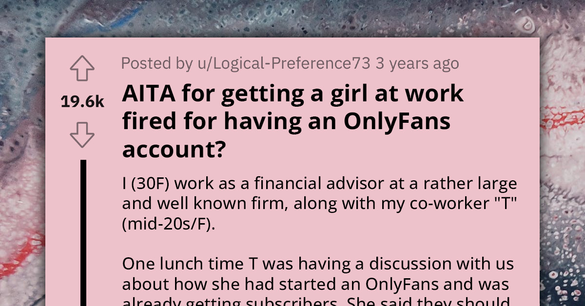 Financial Advisor Openly Talks About Having An OnlyFans Account And Gets Fired After Arguing With Colleague Who Declined To Do The Same Thing
