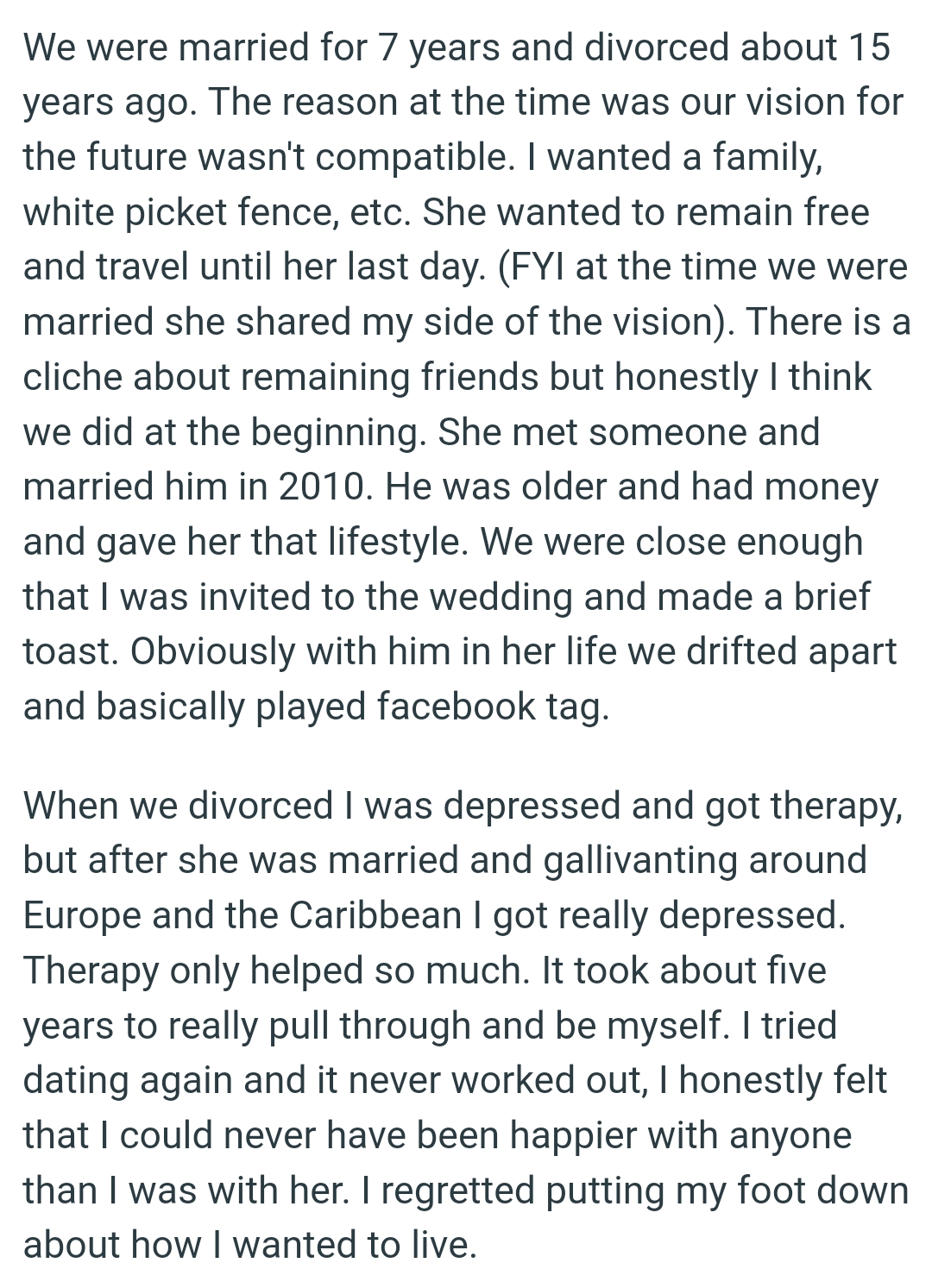 They were close enough that he was invited to the wedding and made a brief toast