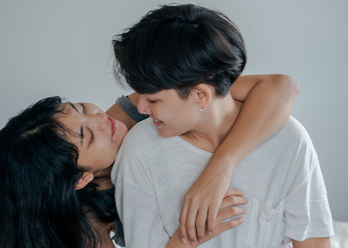 11. Playful moments of affection and lighthearted teasing