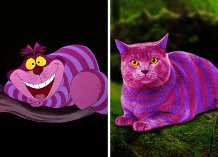 13. The Cheshire Cat may sometimes be unnecessarily creepy yet eccentric, but we can't deny the charm it would have if it were a real-life feline we could see in this world.