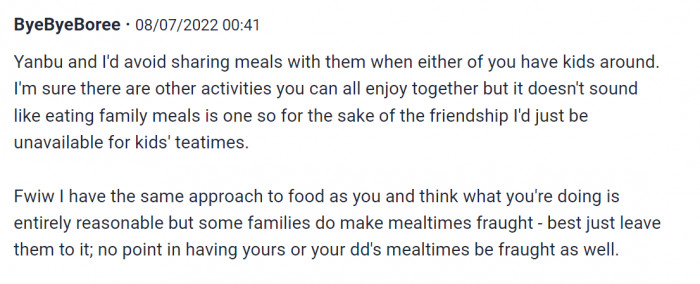 OP and her friends should not hang out together when their kids are around.