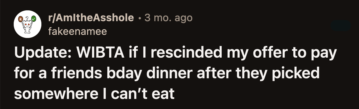 Four days later, OP shared an update.