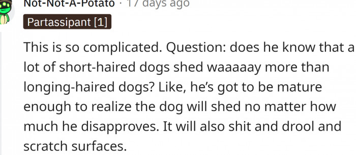 These things all come with dogs: