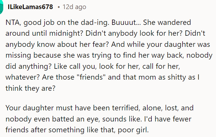 This is something we were wondering too because her being lost for so long like that is very concerning.