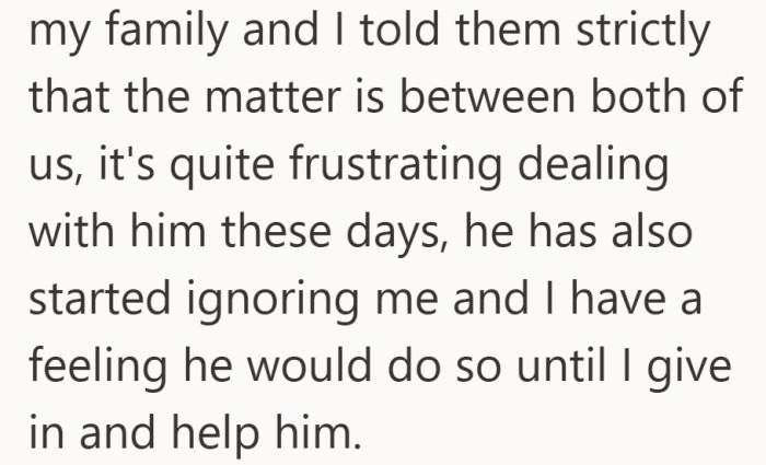 When he refuses, the pressure grows and the friendship starts to feel strained.