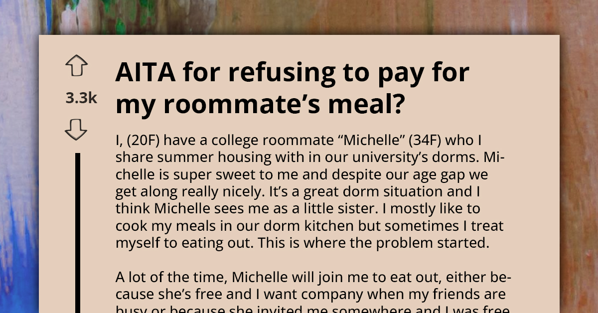 Did I Go Too Far By Not Paying For My Roommate's Sushi Feast