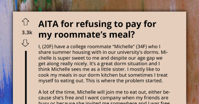 Did I Go Too Far By Not Paying For My Roommate's Sushi Feast