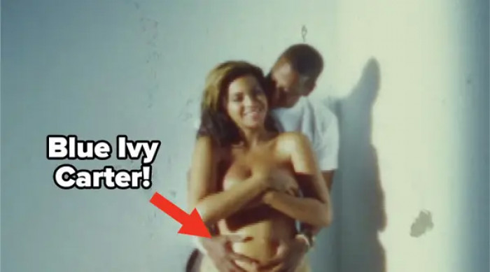 Several videos of the pregnant singer were released during her tour in 2014.