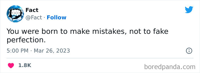 27. Born to make mistakes