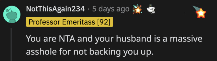 He was inconvenienced by the unannounced guests as well, but he was more concerned about not losing face in front of his family.
